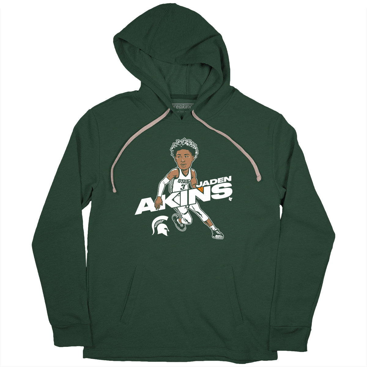 Michigan State Basketball: Jaden Akins Caricature