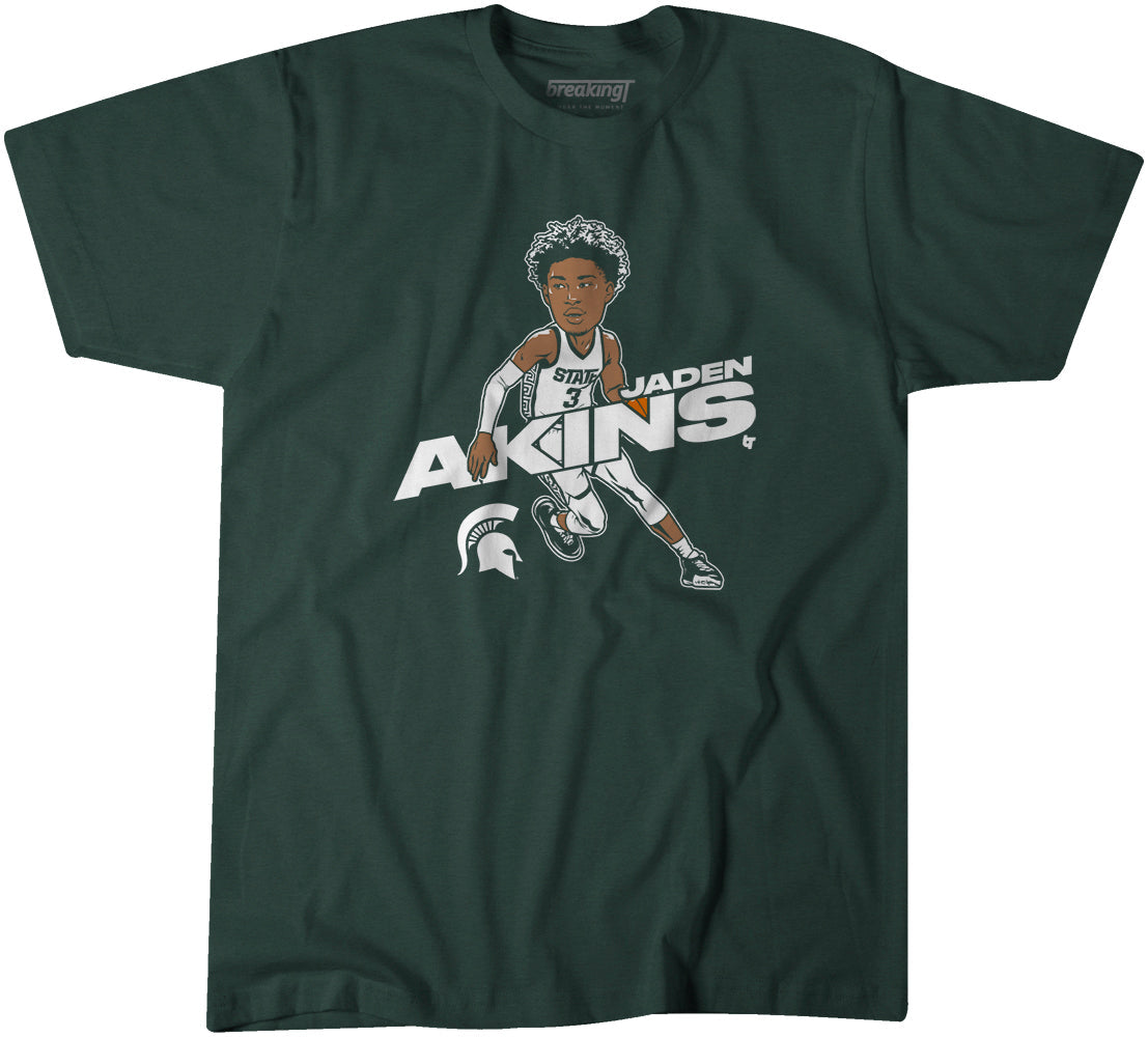 Michigan State Basketball: Jaden Akins Caricature