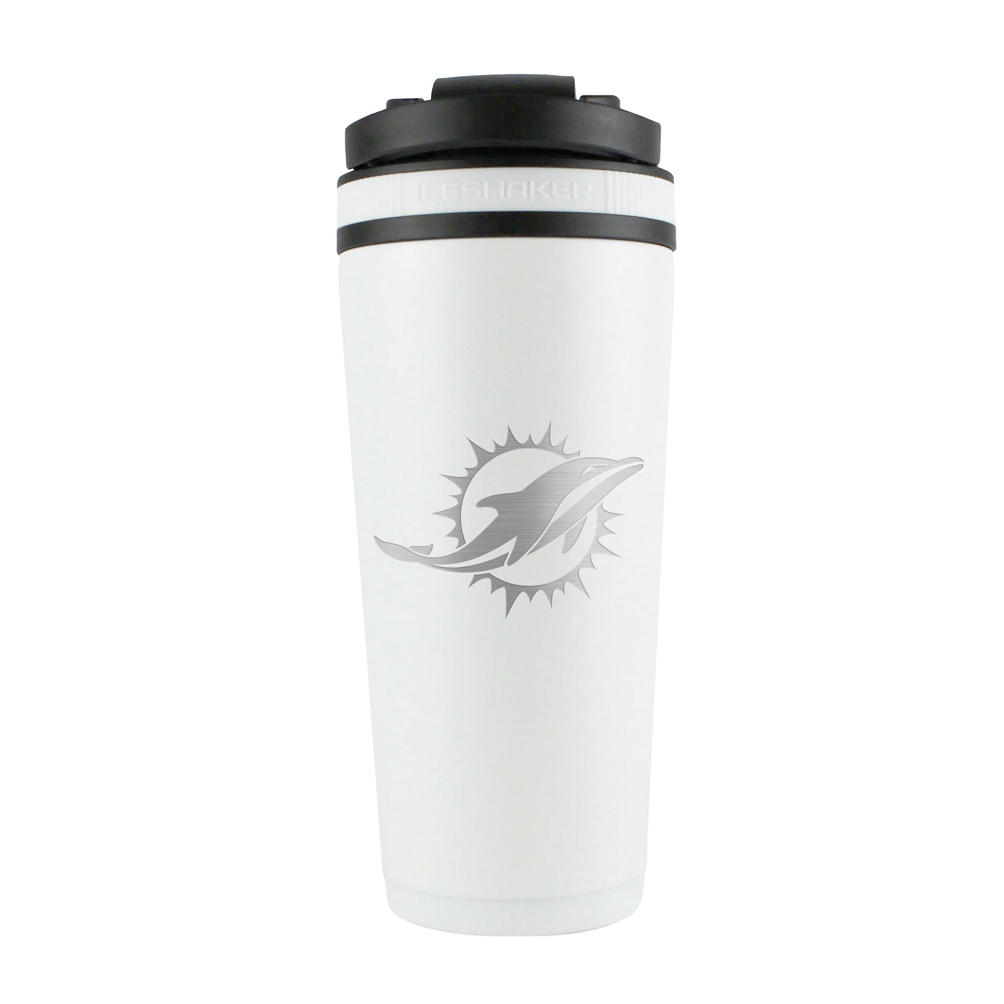 Officially Licensed Miami Dolphins 26oz Ice Shaker