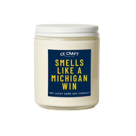 Smells Like a Michigan Win Candle