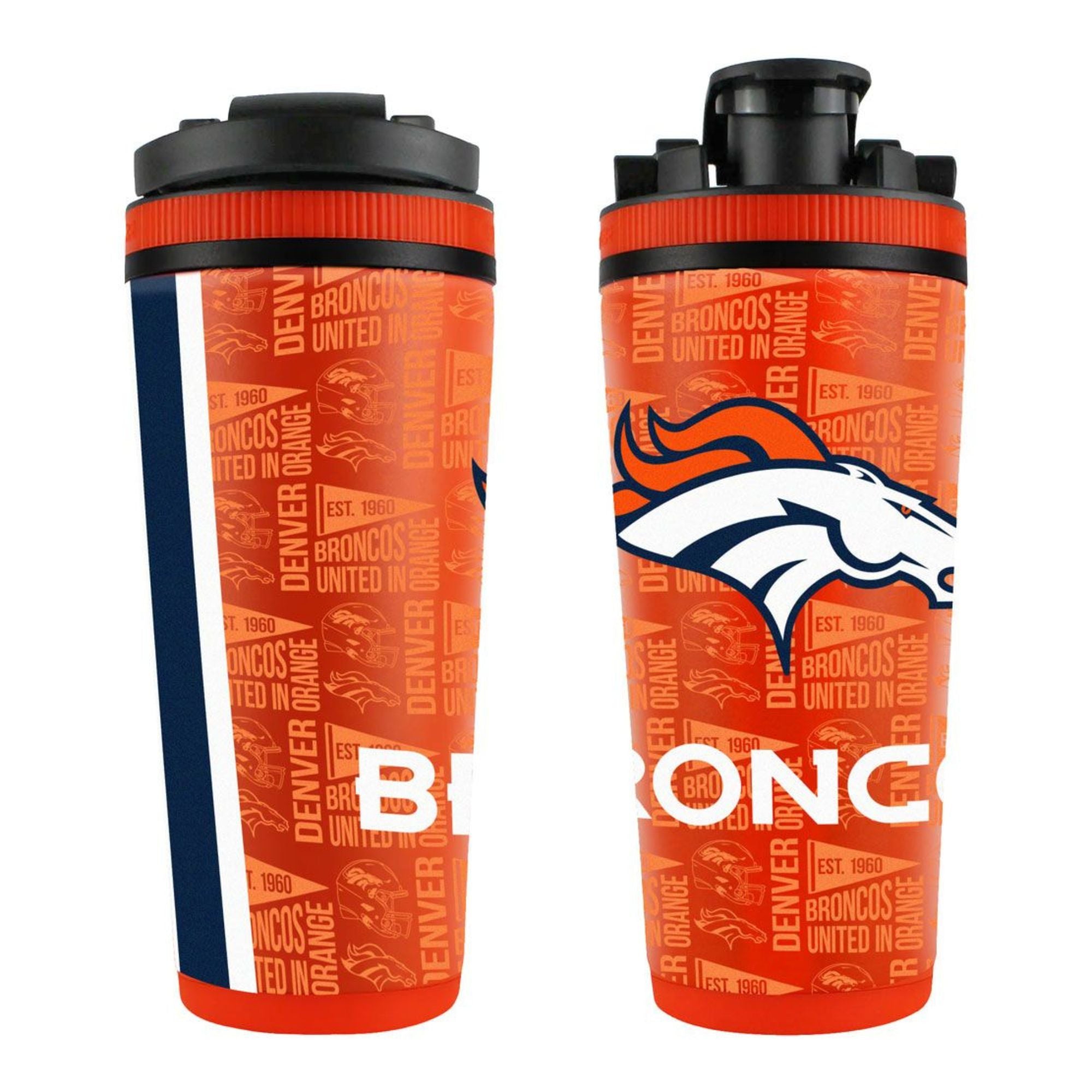 Officially Licensed Denver Broncos 26oz Ice Shaker