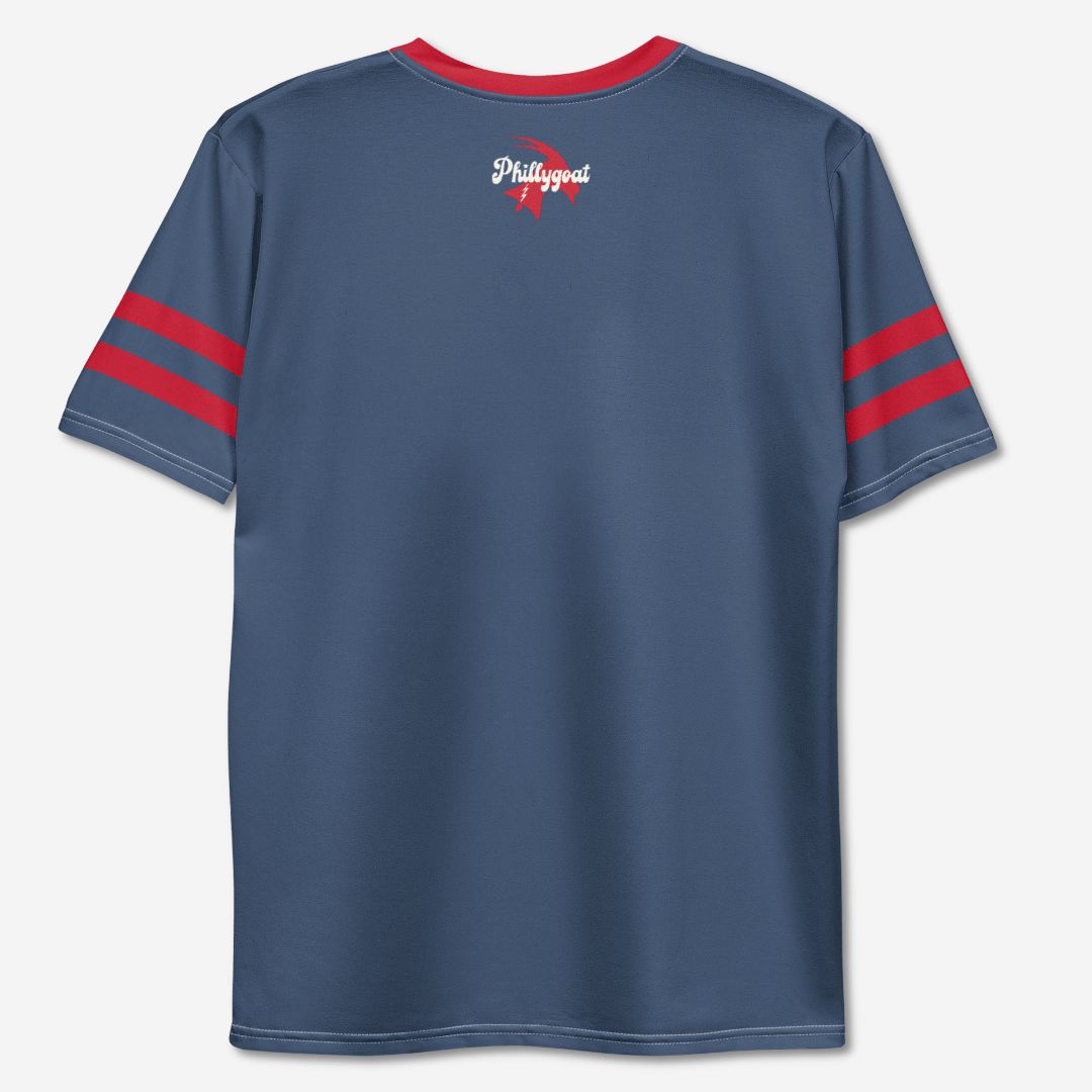 "Old School Navy Philadelphia Baseball" Men's Premium Jersey Tee