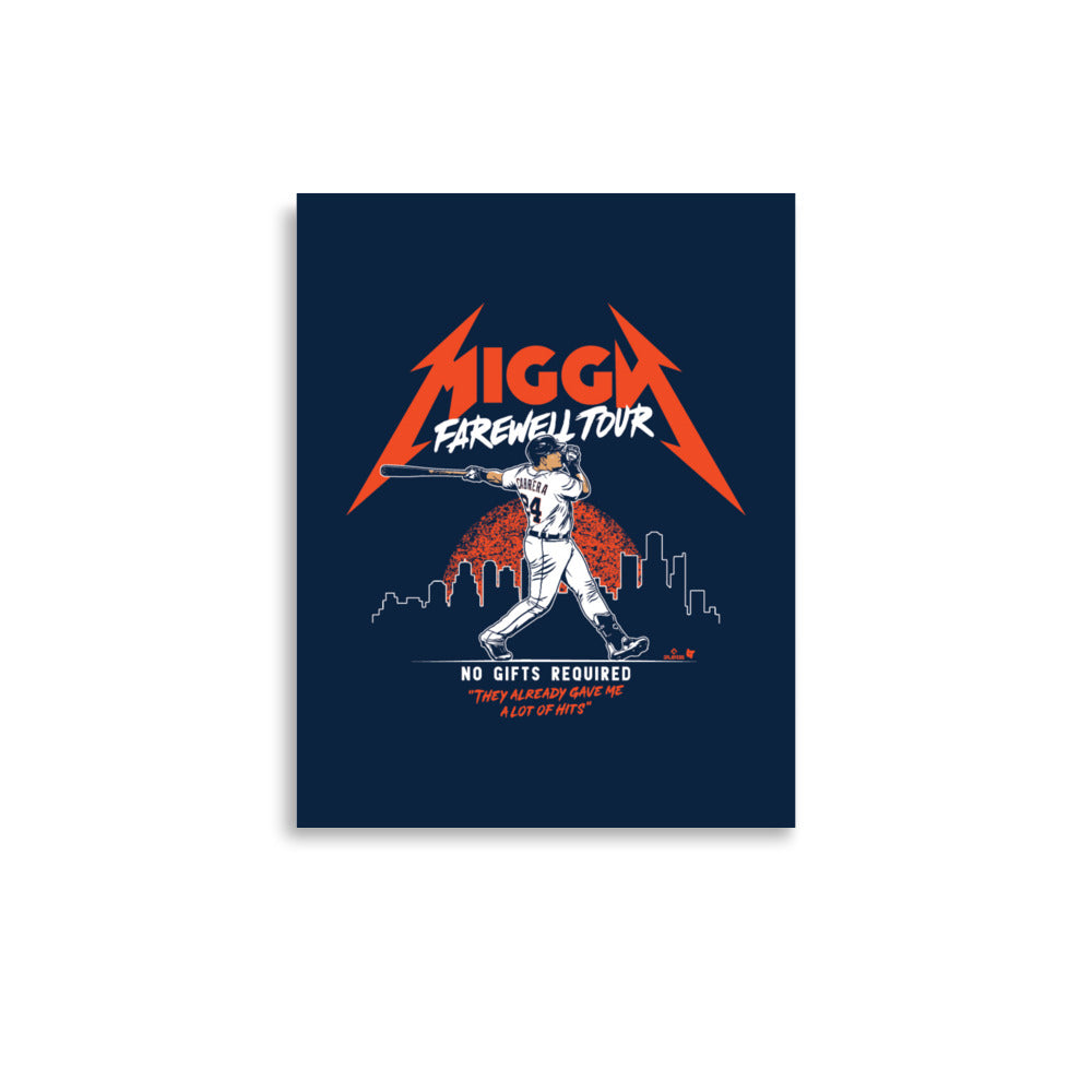 Miguel Cabrera: Miggy Farewell Tour Art Print