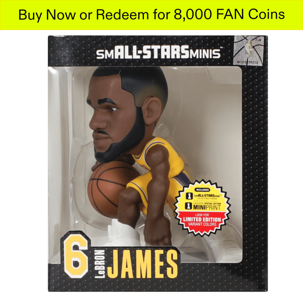 LeBron James Lakers smALL-STARS mini figurine