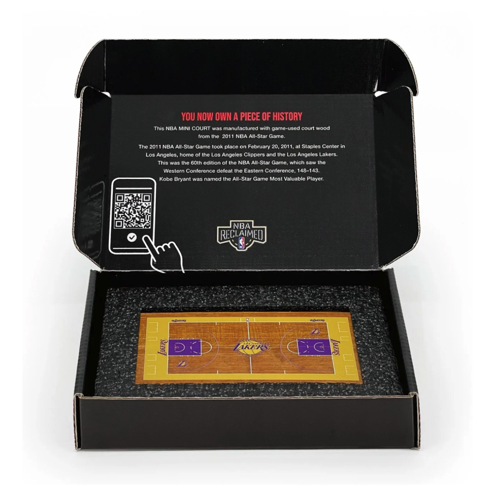 Authentic Lakers Team Mini Court