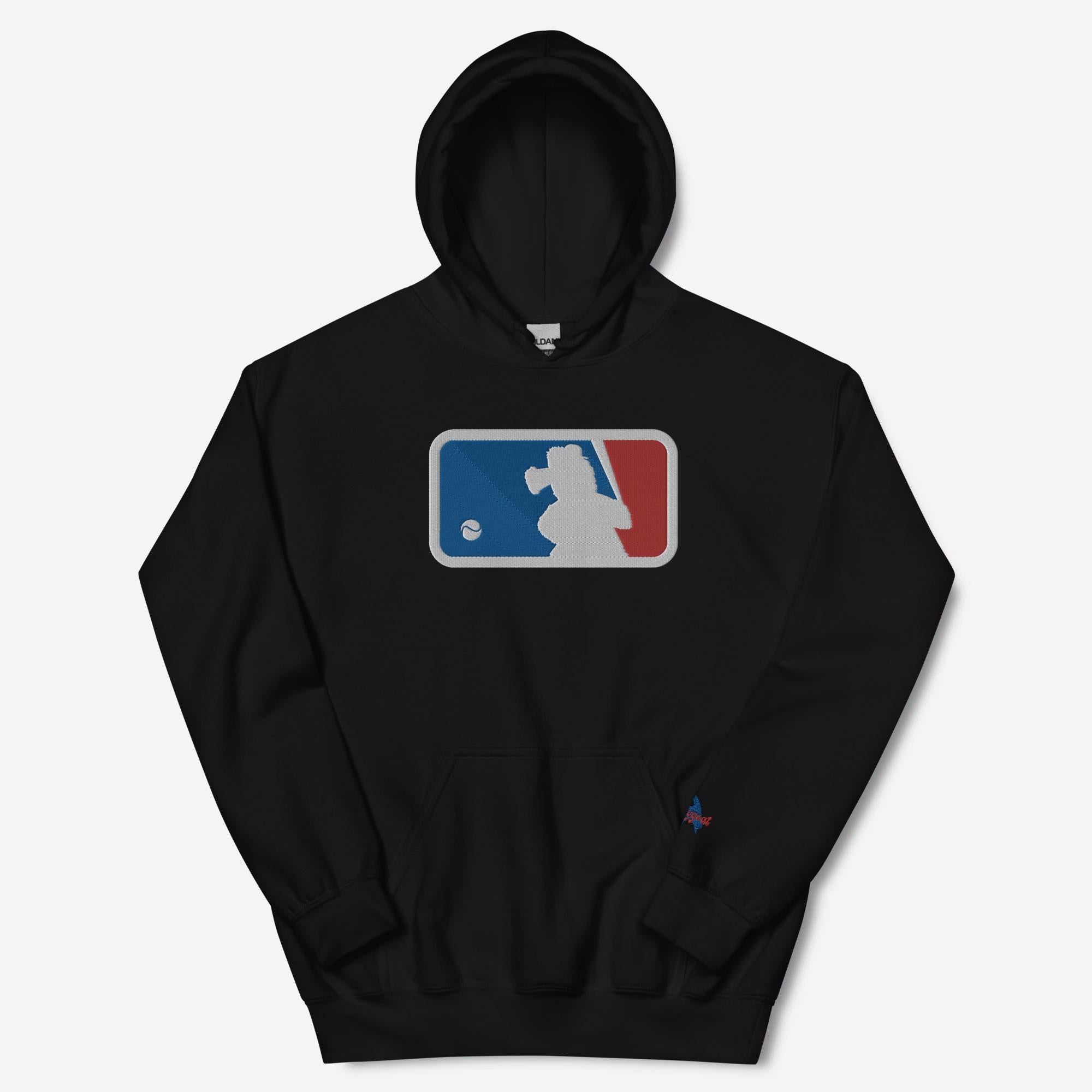 "Major Baseball Phan" Embroidered Hoodie