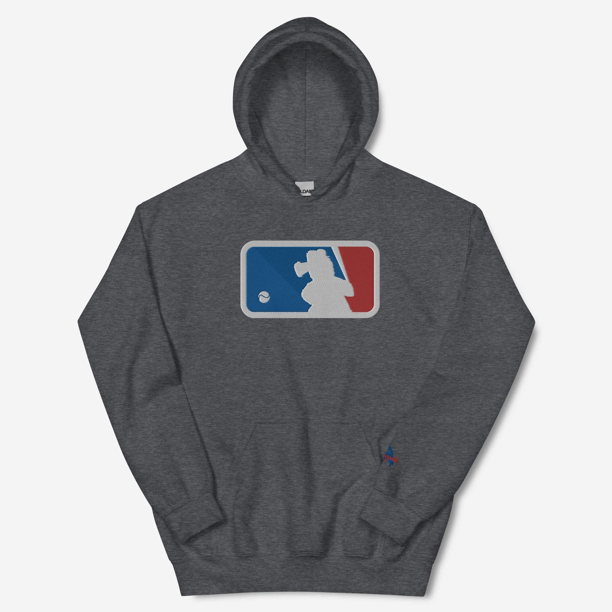 "Major Baseball Phan" Embroidered Hoodie