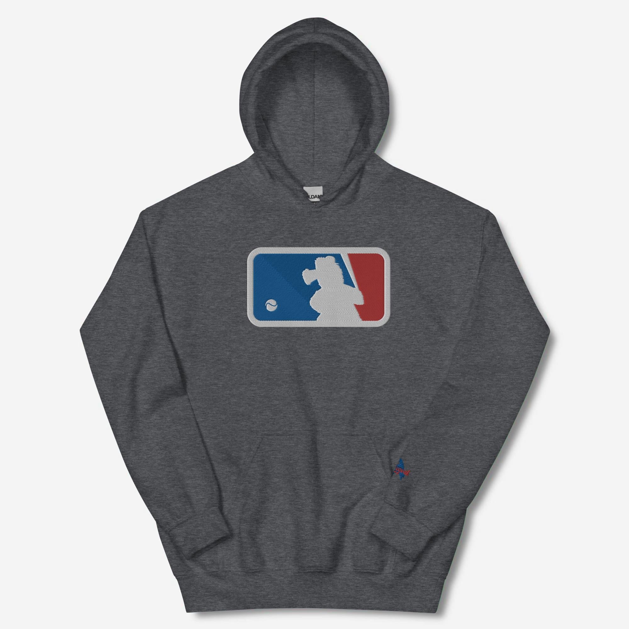 "Major Baseball Phan" Embroidered Hoodie