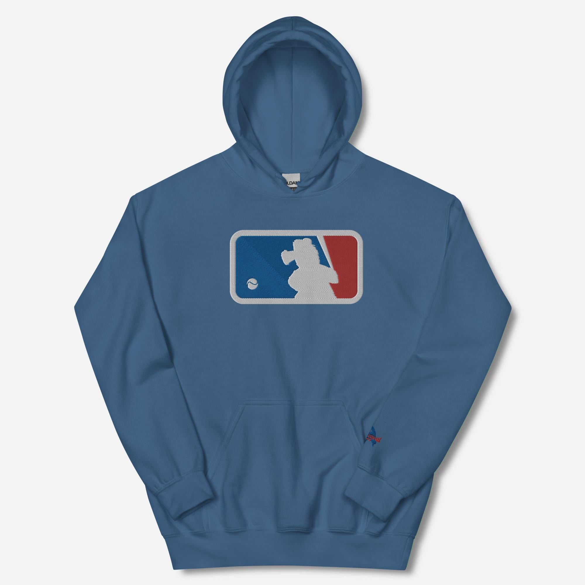 "Major Baseball Phan" Embroidered Hoodie