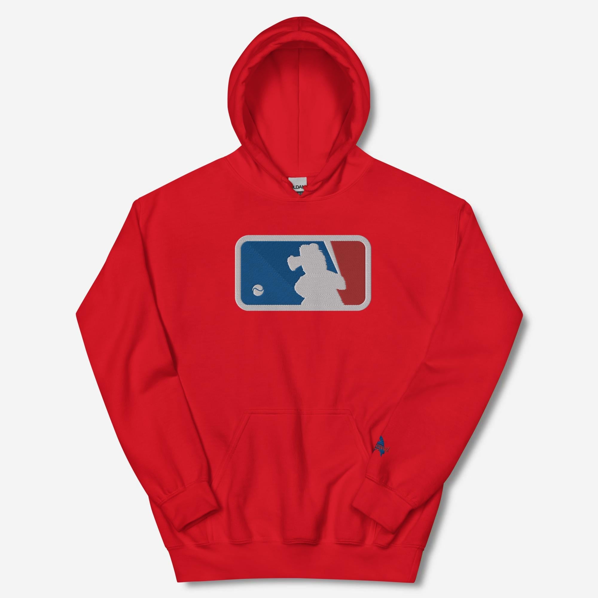 "Major Baseball Phan" Embroidered Hoodie