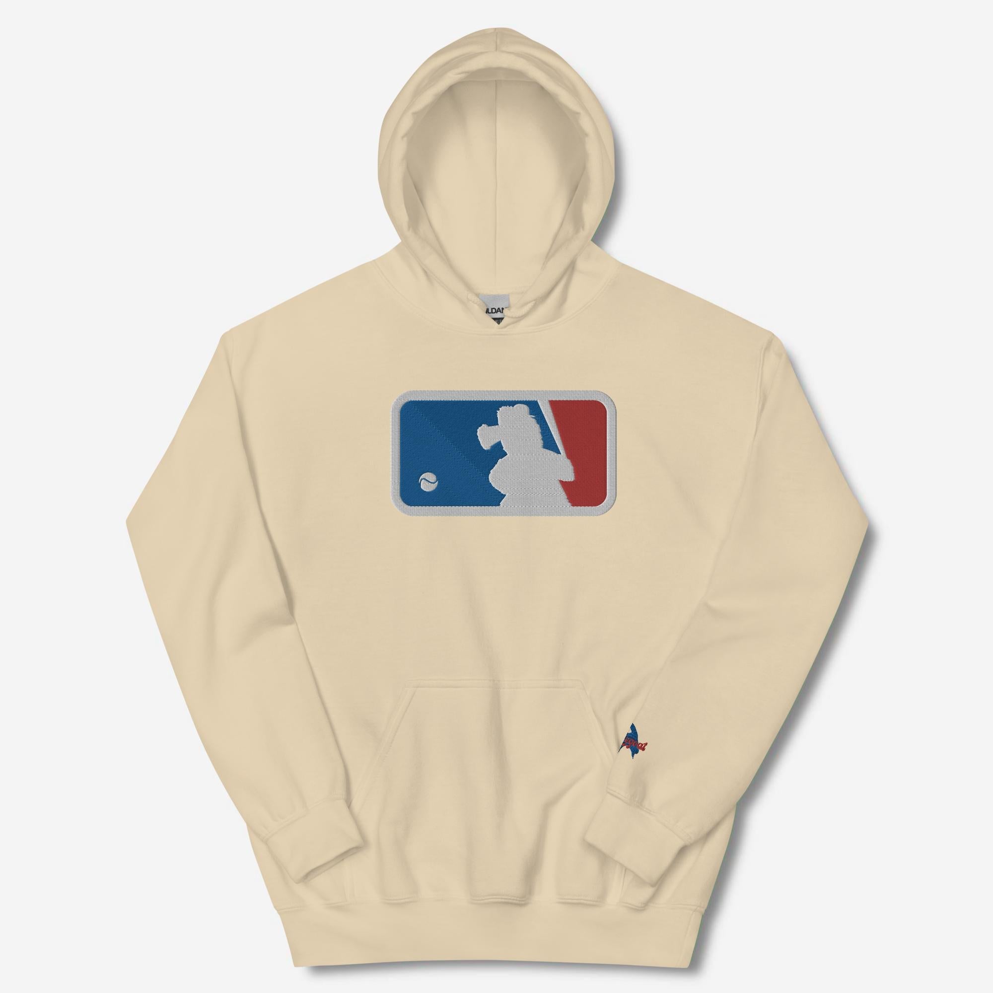 "Major Baseball Phan" Embroidered Hoodie