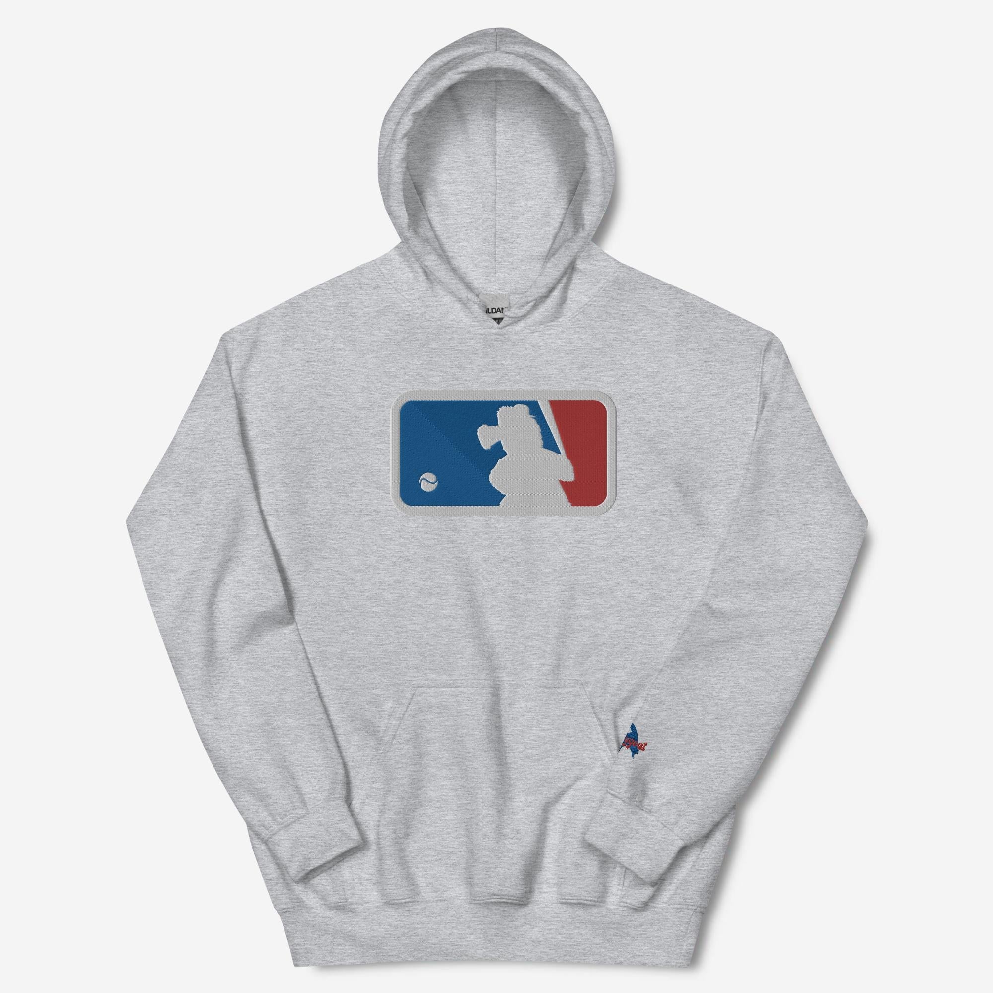 "Major Baseball Phan" Embroidered Hoodie